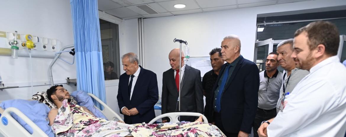 Hashishi visits the injured in the July 5 Stadium accident - Algerian dialogue