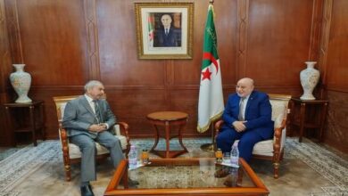 Belmahdi receives the head of the Supreme Council of Arabic - New Algeria