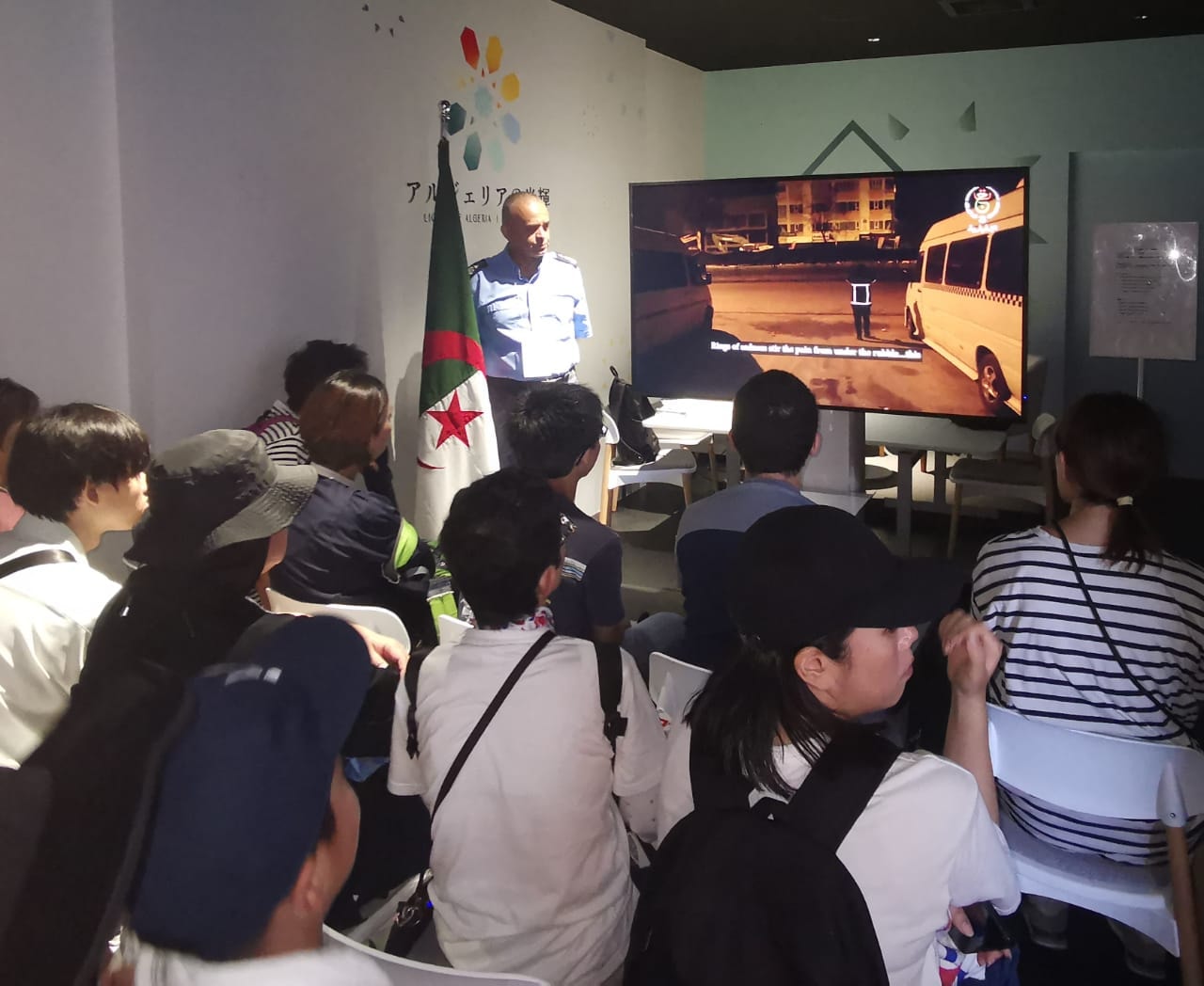 Civil protection highlights the Algerian experience in managing disaster at the Osaka - New Algeria Exhibition