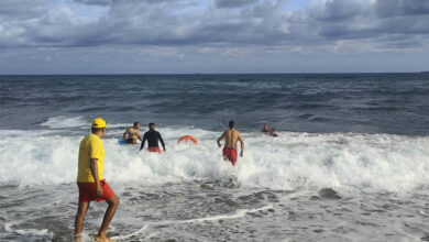 Civil protection interferes to save thousands of drowning on beaches