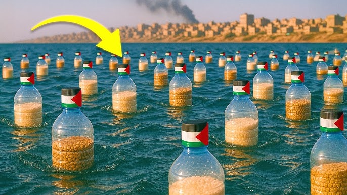 From Egypt to Gaza: bottles of hope are sailing in the siege of the siege