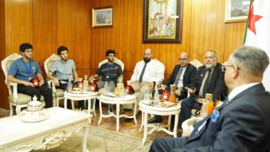 The Medal of Istaq for students who are successful in the Mathematics Competition - New Algeria