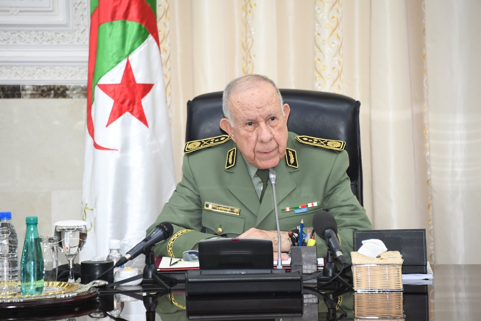 The first team, Al -Saeed Sharsrea, inaugurates the new headquarters of the Air Defense of the region - New Algeria