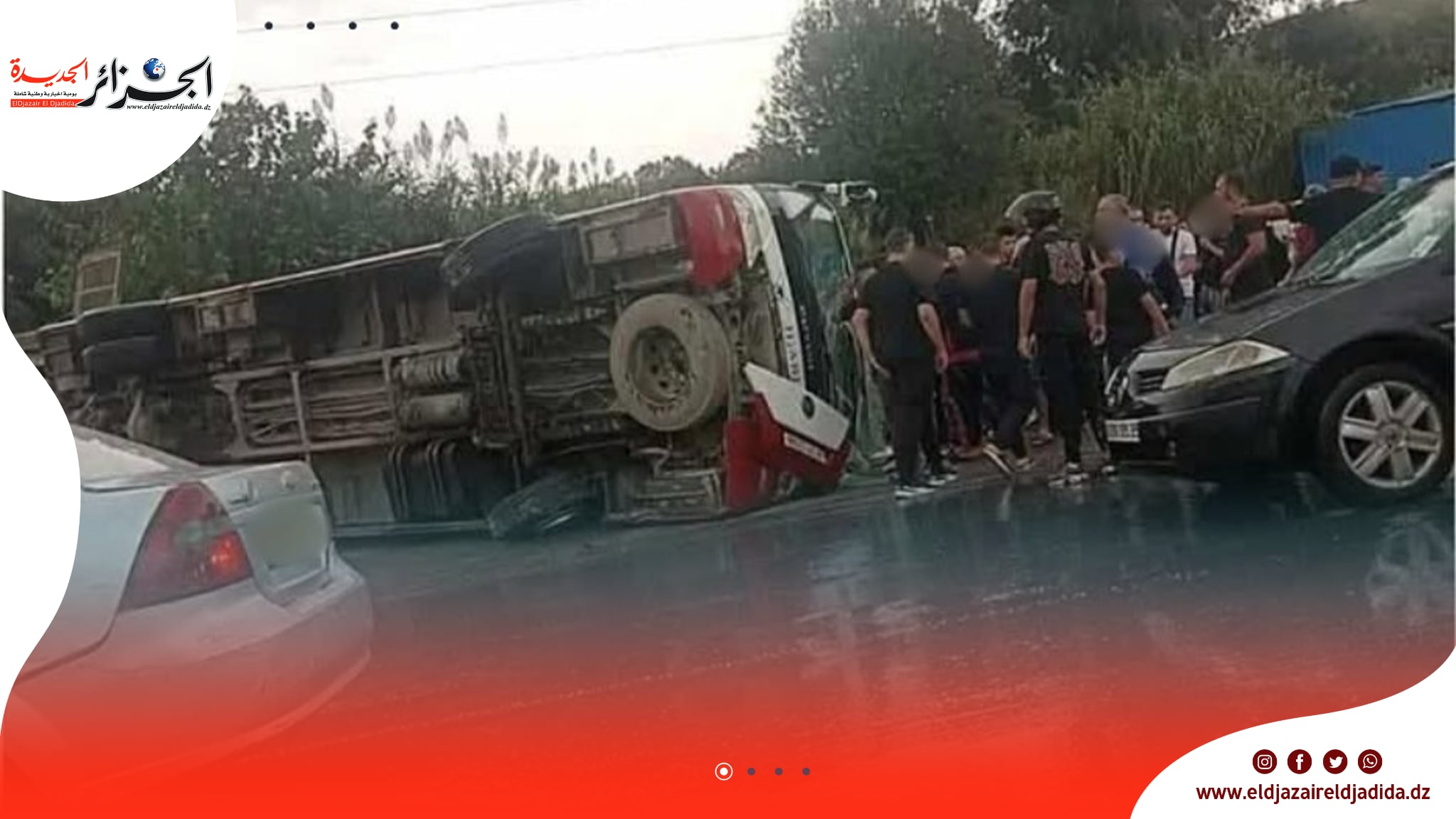 43 people were injured by a bus coup in Boumerdes - New Algeria