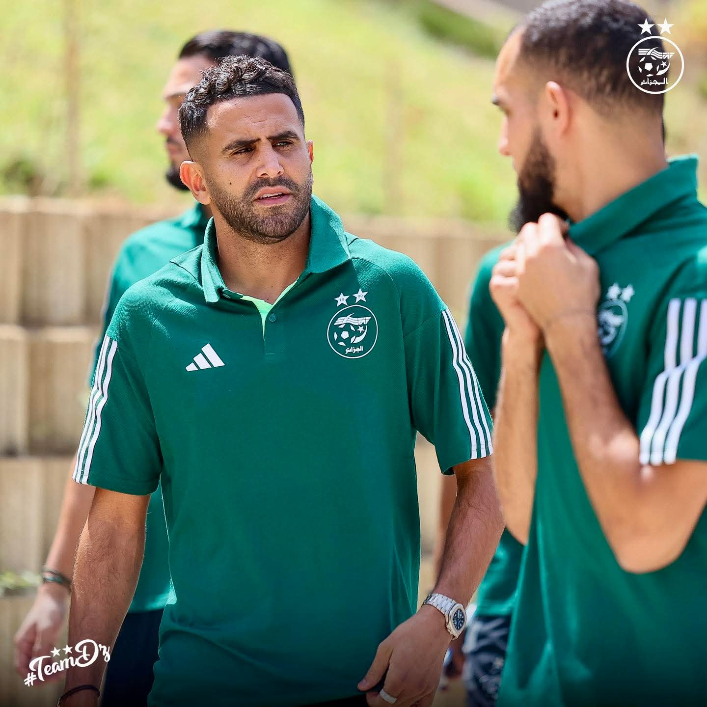 Pictures .. A tour of the elements of the national team before Botswana - New Algeria