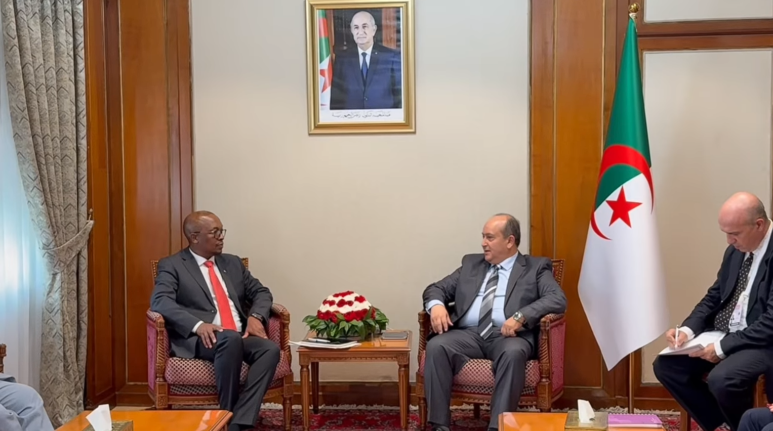 The Prosecutor, the Acting, receives the Minister of Trade and Industry for South Africa - Algerian Dialogue