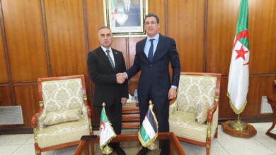 Ait Messaoudane receives the Ambassador of the State of Palestine to Algeria - New Algeria