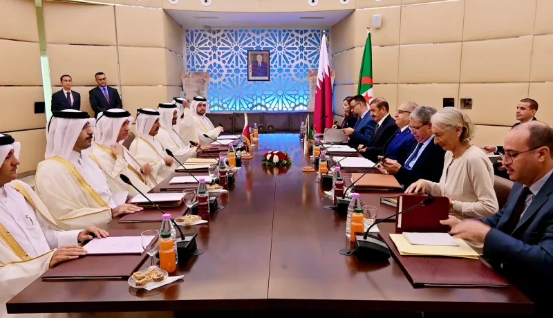 "Algerian Qatari consultations ... renewed partnership and a unified vision"