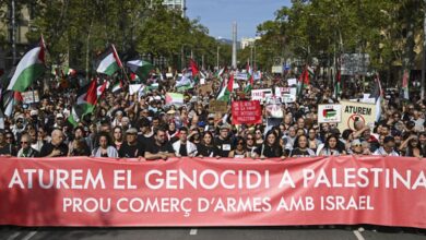 Barcelona pretends tens of thousands against the aggression on Gaza