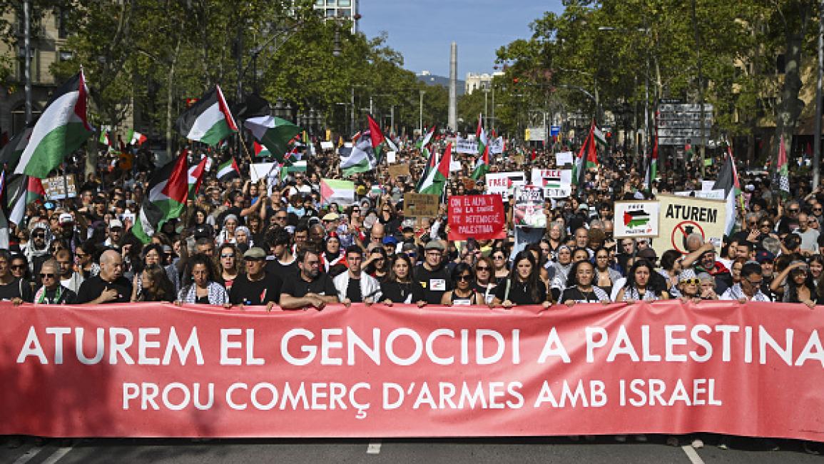 Barcelona pretends tens of thousands against the aggression on Gaza