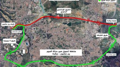 Closure of the southern bypass road Casablanca-Zeralda-New Algeria
