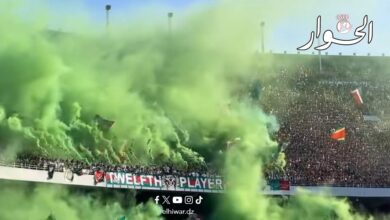 For regulatory reasons .. Ultras, "Tawaloufer", changed its location at the Ali Ammar Stadium - Algerian Al -Dawar