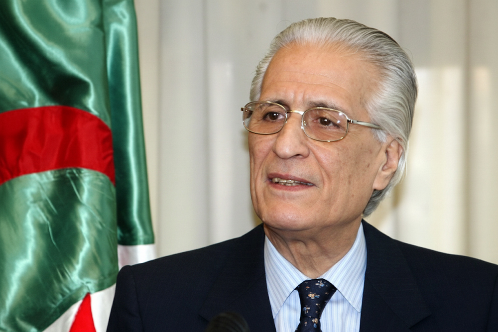 Former Minister Ahmed Talib Al -Ibrahimi in the protection of God