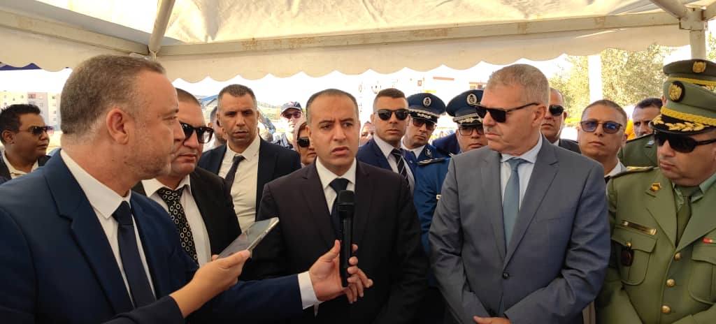 The Minister of Sports lays the foundation stone for the completion of a neighborhood swimming pool in Sidi Bel Abbes - Al-Hiwar Algeria