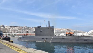 A Russian detachment anchors in the port of Algiers - New Algiers