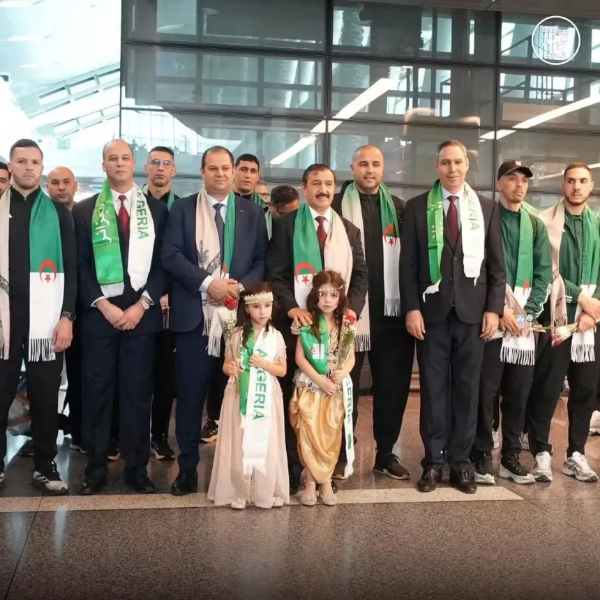 A grand reception for the Bougherra cubs in Doha - Al-Hiwar Algeria