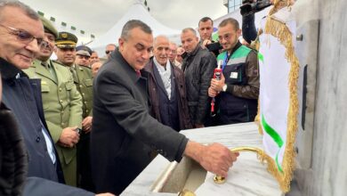 "Medusa" project.. Zerrougui lays the foundation stone for the completion of a landing point in Al-Qal - New Algeria