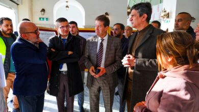 Rabhi inspects the project to complete the balcony of Masmaka Port Park