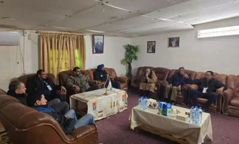 The Algerian White Hands Association on a solidarity visit in Western Sahara - New Algeria