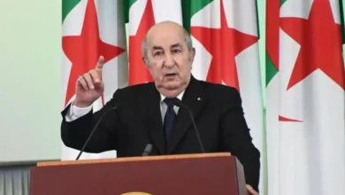 The President of the Republic delivers a speech to the nation at the Palace of Nations in front of Parliament in its two chambers - Algerian Al-Hiwar newspaper