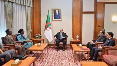 The Prime Minister receives the Chadian Minister of Petroleum carrying a written message to President Tebboune from his Chadian counterpart - Algerian Al-Hiwar newspaper