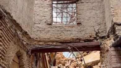 The collapse of a large part of a mosque in the Kasbah.. Here are the details!! - New Algeria