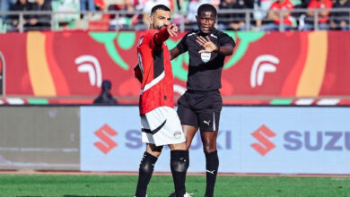 The controversial referee manages the Egypt vs. Senegal match