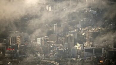 A series of explosions rock Caracas, causing chaos and smoke rising in several locations