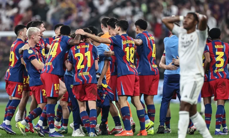 Barcelona wins the Spanish Super Cup with an exciting victory over Real Madrid - Algerian Al-Hiwar newspaper