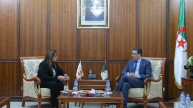 The Minister of Health receives a representative of the United Nations Population Fund - Algerian Al-Hiwar newspaper