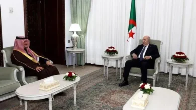 The President of the Republic receives Prince Abdulaziz bin Saud in Algeria - Algerian Al-Hiwar newspaper