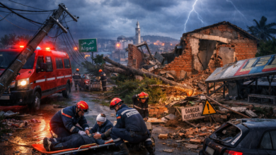 This is the damage caused by the Algeria Storm - Algerian Al-Hiwar newspaper