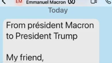 Trump publishes Macron's messages and raises controversy over Greenland
