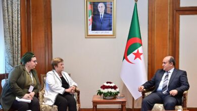 The Prime Minister receives the Director General of the International Monetary Fund - Algerian Al-Hiwar newspaper