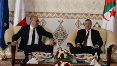 Al-Saeed Saoud receives the French Minister of the Interior - Algerian Al-Hiwar newspaper