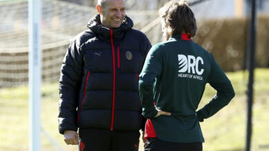 Allegri calls Fabregas a little child after his provocative shot