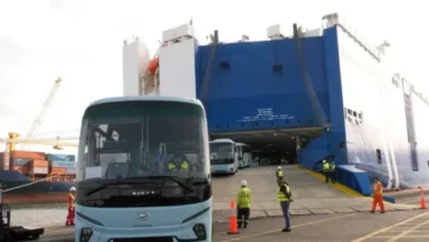 A new batch of imported buses lands at the port of Algiers - New Algeria