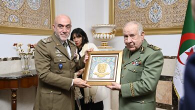 Al-Saeed Chengriha receives the Chief of Staff of the Italian Land Army - Algerian Al-Hiwar newspaper