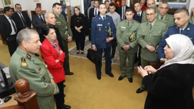 High-ranking officers in the Constitutional Court - Algerian Al-Hiwar newspaper