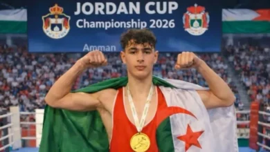Houari Abdel Majeed wins gold in the King's Cup in Jordan - Algerian Al-Hawar newspaper