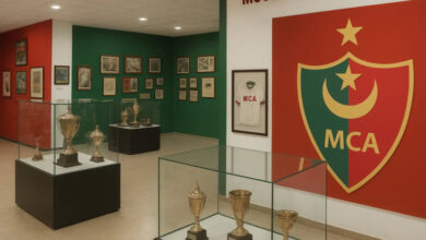 The MC Algeria administration addresses the fans after the exclusion