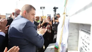 The Minister of Justice lays the foundation stone for the headquarters of the Judicial Council in Ouled Jalal - Algerian Al-Hiwar newspaper