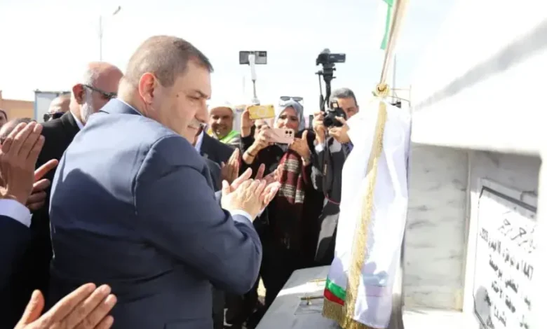 The Minister of Justice lays the foundation stone for the headquarters of the Judicial Council in Ouled Jalal - Algerian Al-Hiwar newspaper