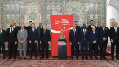 The President of the Republic receives a delegation from FIFA and receives a model of the 2026 World Cup - Algerian Al-Hiwar newspaper