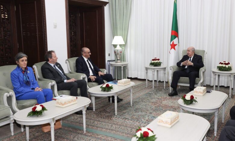 The President of the Republic receives the French Minister of the Interior - Algerian Al-Hiwar newspaper