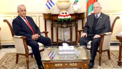 The Speaker of the National Assembly receives the Cuban Ambassador to strengthen bilateral friendship - Algerian Al-Hiwar newspaper