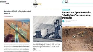 The international press appreciates the importance of the railway line "Gara Jbeilat-Tindouf" - New Algeria