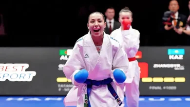 A precious silver medal for Algerian Celia Wekan in the World Karate League - New Algeria