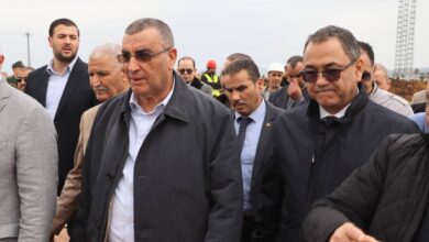 Abdelkader Glaoui inspects the progress of the eastern mining line project in Al-Tarf - Algerian Al-Hiwar newspaper