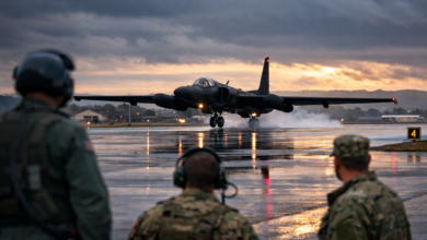 An American spy plane landed in Britain to support operations against Iran - Algerian Al-Hiwar newspaper